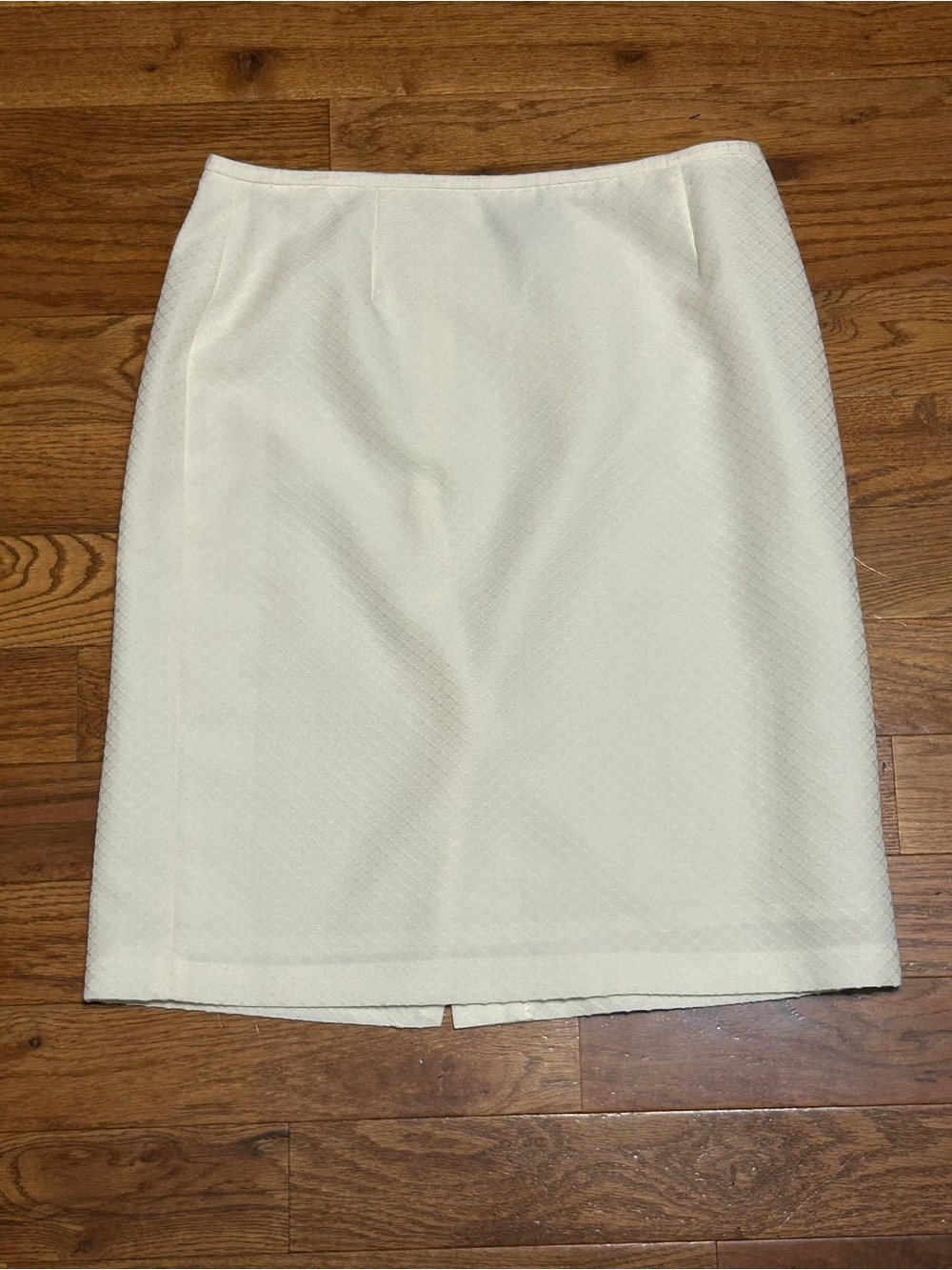 Classic Cream Pencil Skirt